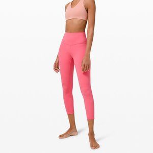 Lululemon Align High Rise Pant Leggings 25" Guava Pink Pocket Stretch Size 14